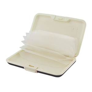 Tarjetero de silicona negro de diseño compacto para uso en la oficina - Product Image 2