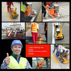 Machine de marquage routier à pulvérisation à froid thermofusible, intégrée à <span class=keywords><strong>locomotive</strong></span>, avec moteur haute puissance, petite machine de traçage de lignes de marquage de places de stationnement - Product Image 5