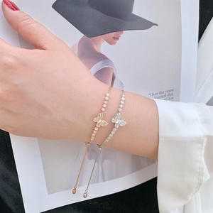 Xinfly 2023 Trendy Fashion <b>Adjustable</b> 18k Pure Gold <b>Bracelet</b> - Product Image 2