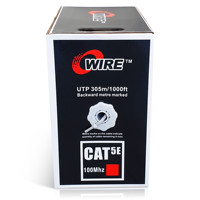 Kabel LAN Cat 5e OWIRE Outdoor Direct Burial dengan Selubung PVC/LSZH, Konduktor Tembaga Bebas Oksigen, Bersertifikasi CE/ROHS//CPR untuk Jangka Panjang