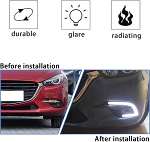 อะไหล่ตัวถังรถยนต์ DRL ไฟวิ่งกลางวัน สำหรับรถยนต์มาสด้า <span class=keywords><strong>3</strong></span> ปี <span class=keywords><strong>2017</strong></span> 2018 2019 - Product Image 6