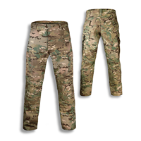 Pantalon tactique camouflage multi-poches grande taille en polycoton ripstop pour homme KSP-ACU-PR