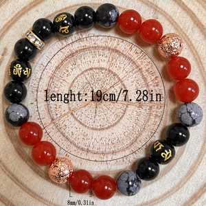 Natural Stone <b>Bracelet</b> Colorful Glass <b>Beaded</b> Personal Growth Professional Cost-effective Sourcing Low MOQ - Product Image 1
