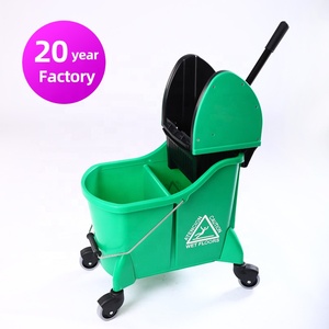 Nhà Máy Trực Tiếp 24 L Nhựa Lau Xô Mạnh Mẽ Bền Với Áp Lực Nước Cao Công Suất Lớn Bánh Xe Phổ Quát - Product Image 1