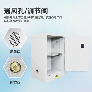 Gabinete de Almacenamiento de Productos Químicos y Narcóticos Saiford SFD-S008 de Doble Capa con Cerradura para Uso en Laboratorio - Product Image 3