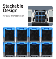 Déshumidificateur d'air domestique industriel portable 45L réducteur d'humidité contrôleur d'humidité pour la restauration des dégâts d'eau