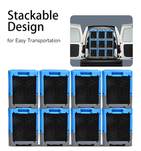 เครื่องลดความชื้นในบ้านแบบพกพา45L เครื่องควบคุมความชื้นสำหรับการฟื้นฟูความเสียหายจากน้ำ - Product Image 4