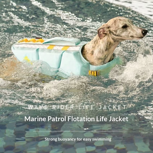 Gilet <span class=keywords><strong>di</strong></span> Salvataggio Professionale per <span class=keywords><strong>Cani</strong></span> Premium, Giubbotto <span class=keywords><strong>di</strong></span> Sicurezza ad Alta Galleggiabilità Riflettente per Tutte le Razze XS-XL - Product Image 2