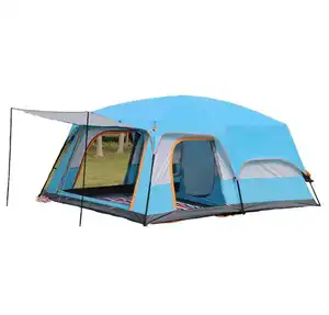 8 Persons Large Luxury Wind Resistant Family Carpas de Camping Camping Tent And Outdoor Tent Beach tent