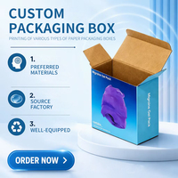 Boîte en carton ondulé à double prise, emballage personnalisé pour les produits de première nécessité, impression personnalisée, boîte de protection de l'environnement, vente en gros