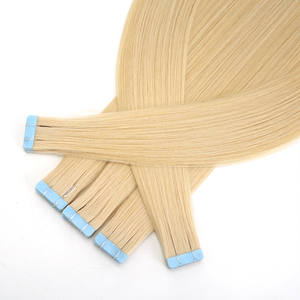 <span class=keywords><strong>Extensions</strong></span> de <span class=keywords><strong>cheveux</strong></span> à <span class=keywords><strong>bandes</strong></span> adhésives double épaisseur, <span class=keywords><strong>cheveux</strong></span> humains Remy de qualité supérieure, européens, décolorés, cuticules entièrement alignées, postiches à <span class=keywords><strong>bandes</strong></span> - Product Image 4