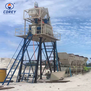 Centrale à béton fixe Corey 50m³/h – Ligne de production de béton prêt à l'emploi mobile et automatique pour l'ingénierie - Product Image 3
