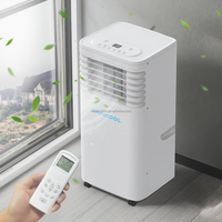Climatiseur Portatif Intelligent 4-en-1 sur Pied, Réfrigérants R290 R410a, Nouveau Modèle Mobile pour Maison, Humidificateur et Ventilateur