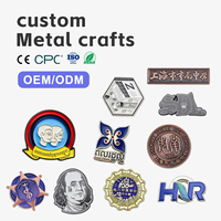 Médaille personnalisable en métal plaqué or, forme croix, style traditionnel/moderne, avec ruban, type plaque d'identification pour chien, épingles émaillées pour voiture, badges et emblèmes