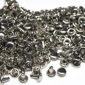 5-12mm Eco-Friendly Brass Iron <strong>Double</strong> Cap Rivet <strong>Stud</strong> Spot Brass Rivets for Leather Fabric Shoes Hat with Plating Technics - Product Image 2