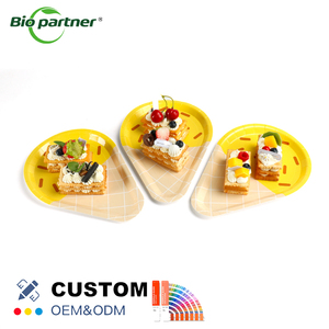 Platos de Papel Ecológicos Desechables para Fiestas de Helados, Decoración de Mesa, Aptos para Alimentos, Ensaladas, Comida Rápida y Restaurantes - Product Image 1