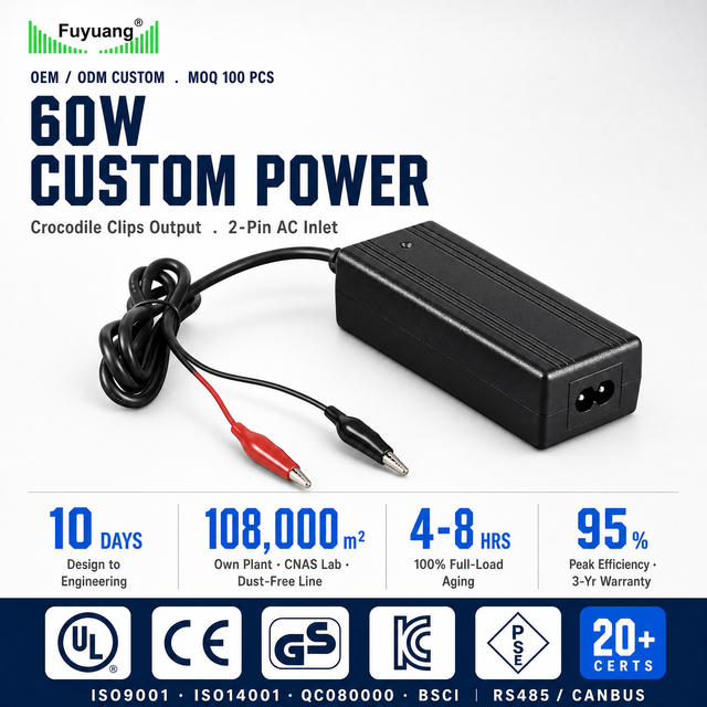 4.2V 12V 24V 25.2V Lithium Battery Charger 1a 2a 3a 4a 5a LiFePO4 Battery Charger  CE RoHS SAA UKCA for Power Tool Robot Drone