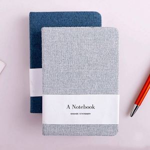 A5 Linen Fancy Fabric Cover Hardcover Organizer/Planner <b>Notebook</b> Custom Logo Custom Color 80 Sheets Thread Sewing Binding <b>Cute</b> - Product Image 3
