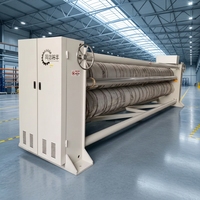 Machine de calandrage à chaud spéciale pour feutrage à l'aiguille, conception à 2 rouleaux pour le collage thermique des géotextiles et l'éclaircissement de la surface