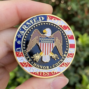 Tùy chỉnh chúng tôi lực lượng cống thách thức đồng xu nhiệm vụ danh dự quốc gia chủ đề sưu tập kỷ niệm đồng xu quà tặng cho cựu chiến binh hoặc hiển thị - Product Image 5
