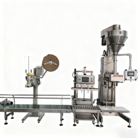 Machine d'emballage semi-automatique pour micropoudre d'alumine fondue de 25 kg, équipement de remplissage de sacs de grande capacité pour micropoudre d'alumine de haute pureté