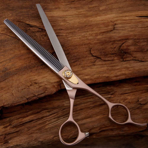 Ciseaux de dégradé de qualité supérieure en acier inoxydable finition polie, ciseaux professionnels pour la coupe de cheveux, ciseaux de coiffure pour salon - Product Image 4
