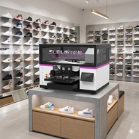 Impresora UV de Alta Velocidad para Calzado Sublistar |   Máquina de Impresión de Calzado Personalizada con Cabezal de Impresión G6 para Personalización de Calzado