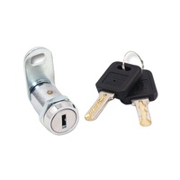 Serrure de porte et d'armoire à cylindre Euro de haute sécurité en alliage de Zinc clé de rangement à tour de pouce Finition blanche Serrure de panneau de sécurité