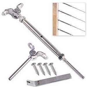 Paslanmaz Çelik Halat Korkuluk Dış Mekan Balkon Küpeşte Çit Teras Merdiven Güverte Alışveriş Merkezi Kablo Korkuluk Sistemi Paslanmaz Merdiven - Product Image 6