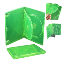 Caja de Repuesto para Juegos de Xbox 360 de Doble Disco, Personalizada de Fábrica, Caja de Almacenamiento Verde, Cubierta Protectora para Videojuegos de DVD y CD