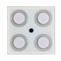 Plafonnier LED DC10-30V, lumière de dôme à intensité variable, lumière de disque pour camping-car, bateau, camping-car, caravane, remorque de voyage, camion