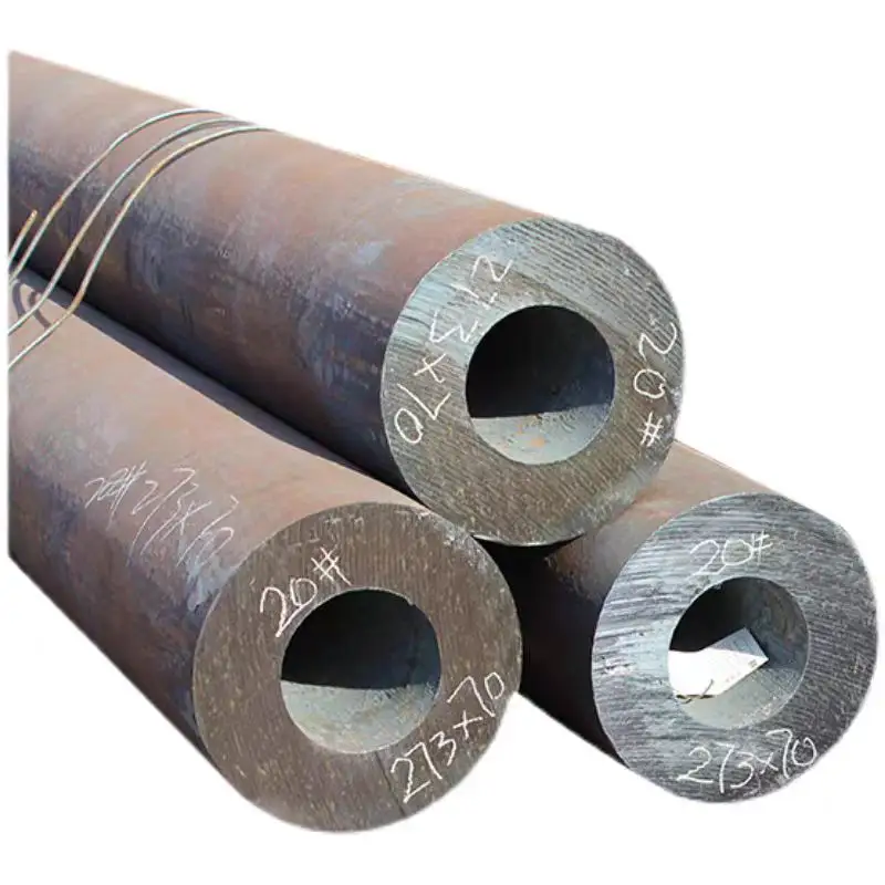 Cold-Drawn Carbon Steel Tube 42crom4 Astm A192 A226 A53-A 40mn2 Black Paint Coating Ms Erw Seamless Steel Pipes