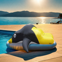 Vente en gros de pingouin en PVC gonflable pour enfants, jeu de sport aquatique flottant pour la natation, amusement gonflable