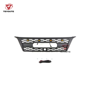 TEYOUTE Accesorios para Automóviles Modificados, Rejilla Delantera Negra ABS con Luz LED Compatible con GX470 Harrie 2010 2011 2012 2013 - Product Image 3