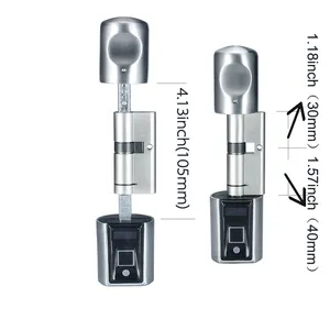 WELOCK高品质欧洲标准锁舌锁电子指纹智能门锁