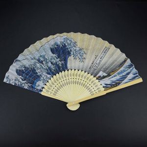 High Quality Bamboo Silk Paper Hand Fans Event Crafted Quality Hand Fans - Product Image 5