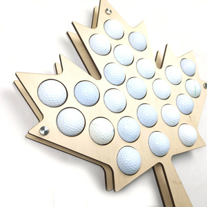 Exhibidores de Pelotas de Golf Creativos con Forma de Árbol de Navidad, de Madera, para Montar en la Pared, Soporte para Exhibición de Pelotas de Golf - Product Image 3