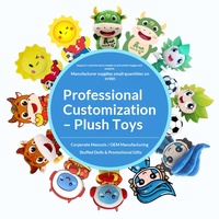 Boneka Plush Kustom & Maskot IP Mainan Buatan Khusus dengan Isian Kapas Serat Gantungan Kunci & Liontin untuk Usia 14+
