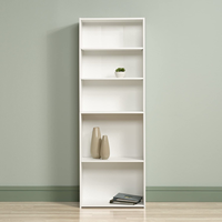 Combohome Bibliothèque à 5 Étagères, Étagère à Livres Personnalisée, Étagère à Livres PersonnaliséeB, Bibliothèque en Bois Blanc