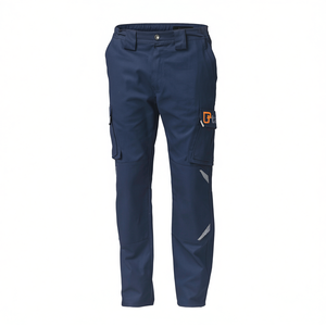 กางเกงทำงานแบบปกติ รุ่น L สีเทา ทนทาน ดีไซน์แบบคาร์โก้ สำหรับใช้งานในอุตสาหกรรม - Product Image 2