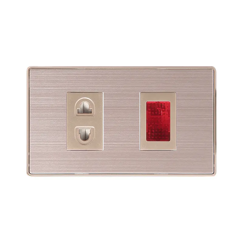 Multi Function Universal 1 Gang Flat 2 Pin 13A Multi Plug Electrical Switched Socket