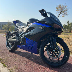 Moto Elettrica da Corsa Modello <span class=keywords><strong>DKD</strong></span> con Velocità Massima >120km/h, Motore da 10000W, Batteria al Litio 72V - Product Image 2