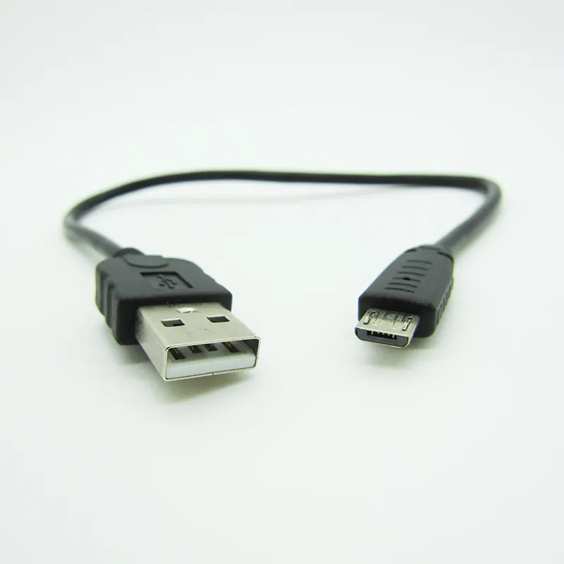 קמעונאות קצר USB כבל חשמל בנק נתונים/טעינת כבל מיקרו USB נתונים מטען כבל כבלי נייד כוח בנק