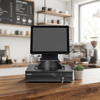 Terminal de point de vente HBAPOS S200 Winws, écran tactile 15 pouces, système de caisse tout-en-un pour supermarché, commerce de détail, magasin de proximité