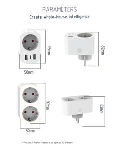 Multiprise murale multifonctionnelle 16A avec protection, 1 port de sortie, convertisseur de <span class=keywords><strong>prise</strong></span> EU, vente directe usine - Product Image 6