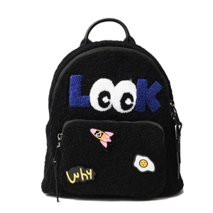 Agneau polaire dessin animé mignon <span class=keywords><strong>mode</strong></span> petit peu petite dame femmes fille sac à dos - Product Image 1