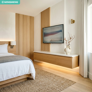 Hotel Bedroom Set Modern Wood TV Console Cabinet Contemporary Design Durable Commercial Furniture - Product Image 2
