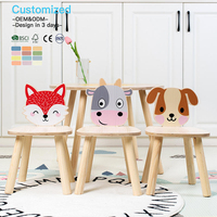 Ensemble table et chaises en bois pour enfants, meubles de jeu et d'apprentissage pour enfants, bébés, salon, écologique