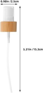Venta al por mayor de fábrica OEM ODM Bomba dosificadora de 0.25cc 20-410 24-410 personalizada para tratamiento de bambú, líquidos, cremas y lociones - Product Image 2