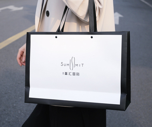 Tùy Chỉnh Thiết Kế Sang Trọng Boutique Túi Mua Sắm Kích Thước Tùy Chỉnh Túi Giấy Với Xử Lý - Product Image 6